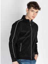 Mens Solid High Neck Lightweight Sweatshirt